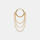 The Gulden Layer Dangle Hoop Earrings