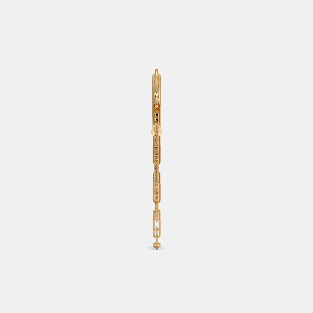 The Gulden Layer Dangle Hoop Earrings