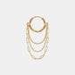 The Gulden Layer Dangle Hoop Earrings
