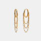 The Gulden Layer Dangle Hoop Earrings