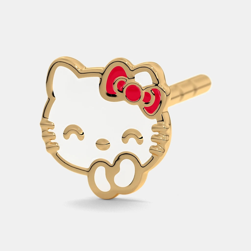 The Shining Hello Kitty Stud Earrings