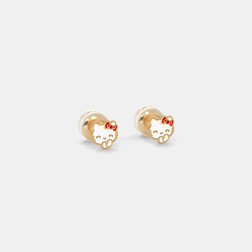 The Shining Hello Kitty Stud Earrings