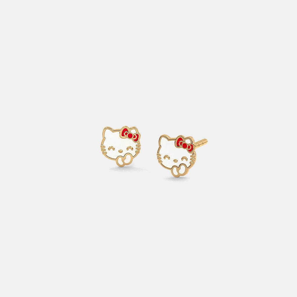 The Shining Hello Kitty Stud Earrings
