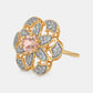 The Zinnia Rose Cocktail Ring