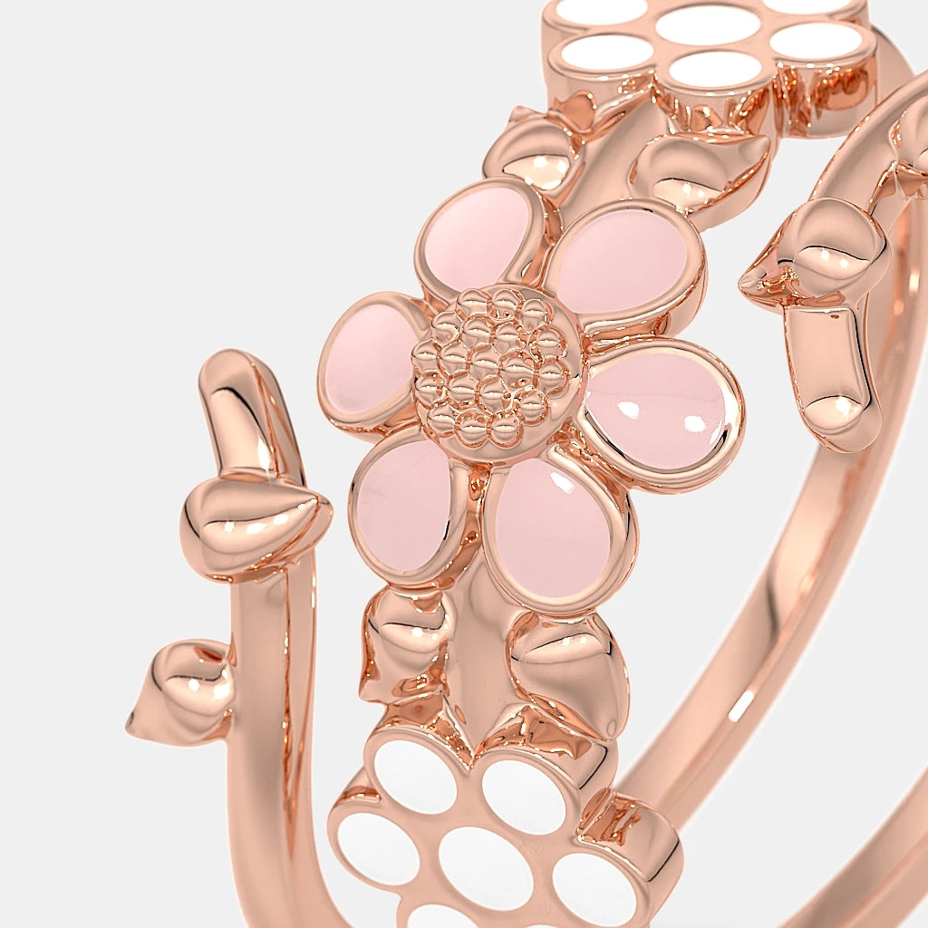 The Trifoliate Spiral Ring