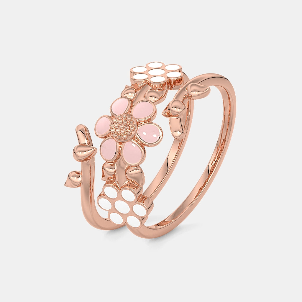 The Trifoliate Spiral Ring