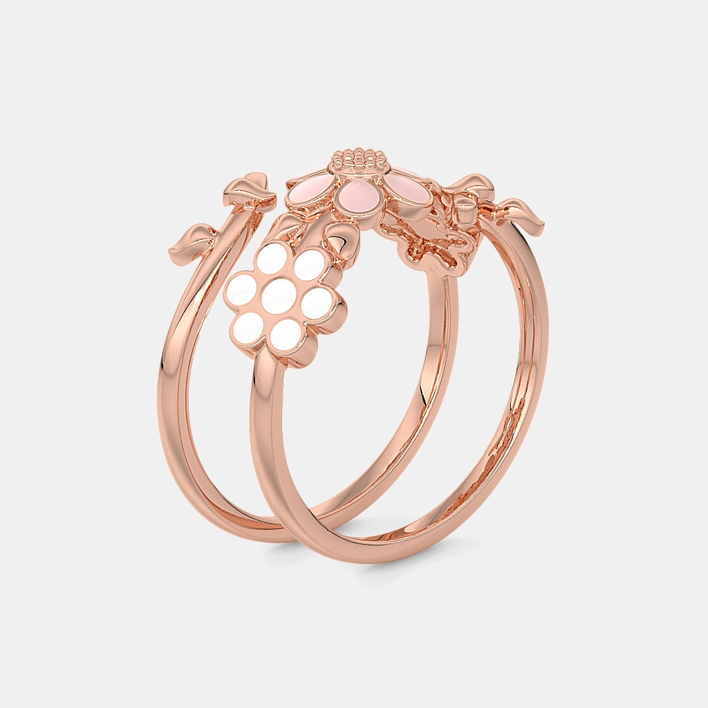 The Trifoliate Spiral Ring