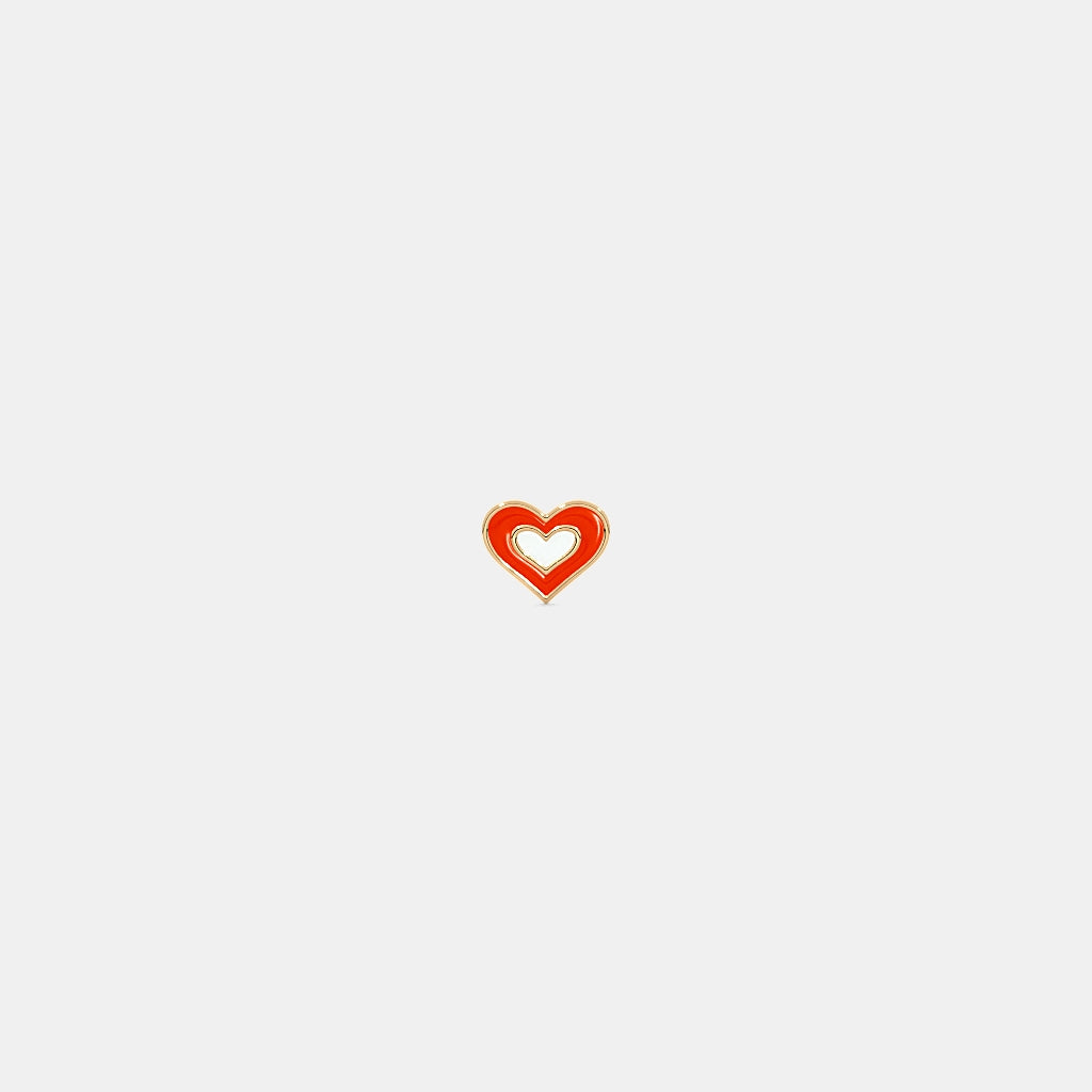 The Cuore Rosso Kids Stud Earrings