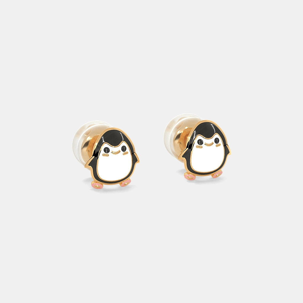 The Yellow Feet Kids Stud Earrings