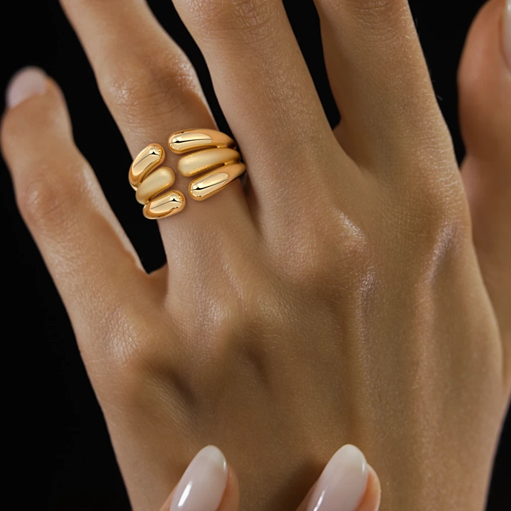 The Gilded Luxe Top Open Ring
