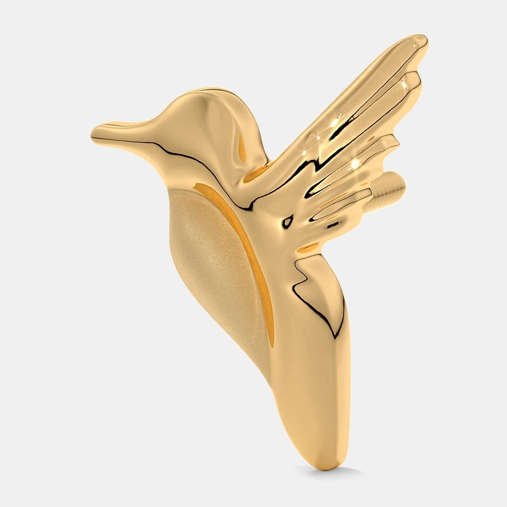 The King Birdie Stud Earrings
