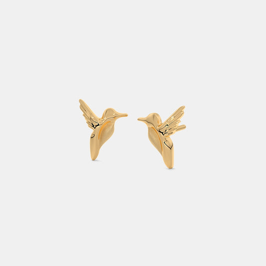 The King Birdie Stud Earrings