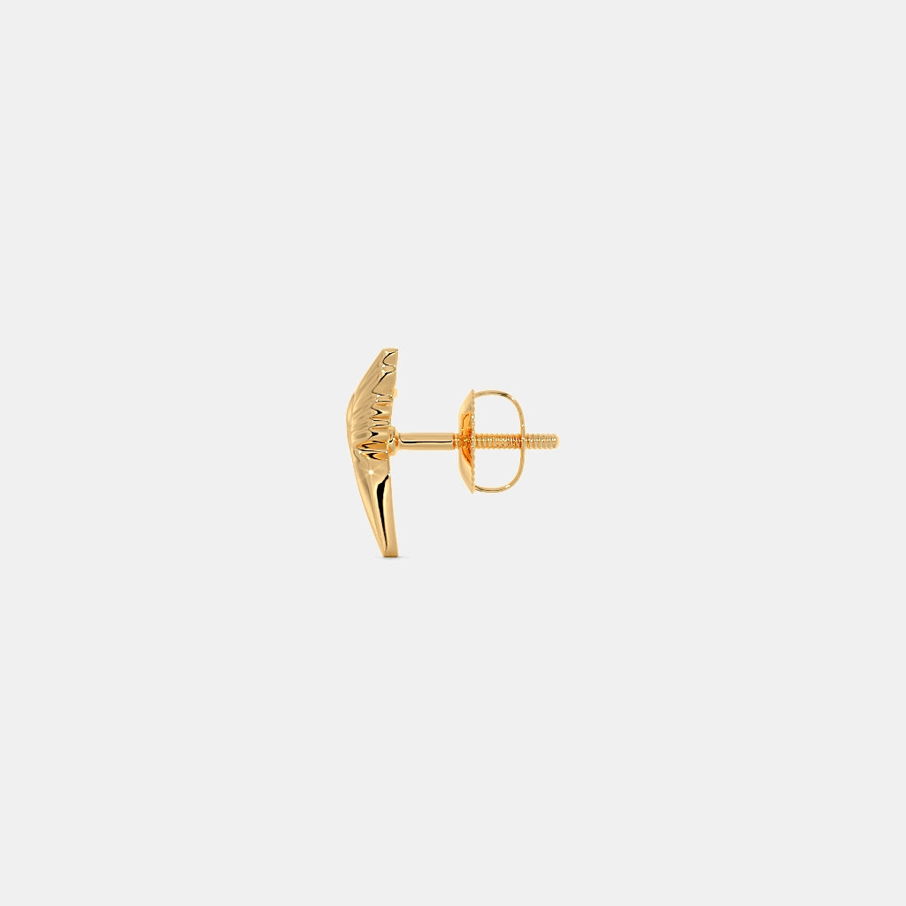 The King Birdie Stud Earrings