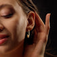 The luzelka J Hoop Earrings